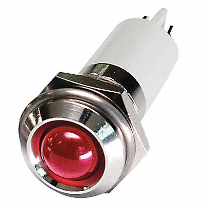 GRAINGER 24M115 Raised Panel Light Red 110 V AC