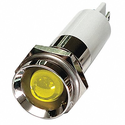 GRAINGER 24M125 Protruding Panel Light Yellow 110 V AC