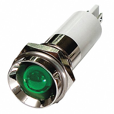 GRAINGER 24M126 Protruding Panel Light Green 110 V AC
