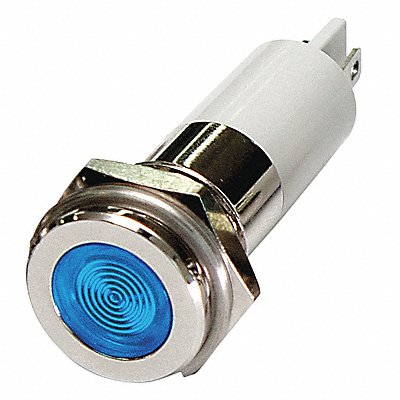 GRAINGER 24M140 Flush Panel Light Blue 110 V AC