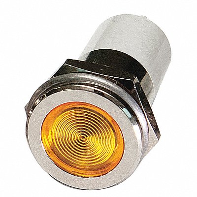 GRAINGER 24M169 Flush Panel Light Yellow 24 V DC