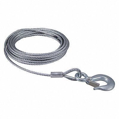 DUTTON-LAINSON 6520 Cable and Hook 1/4 In x 25 Ft.