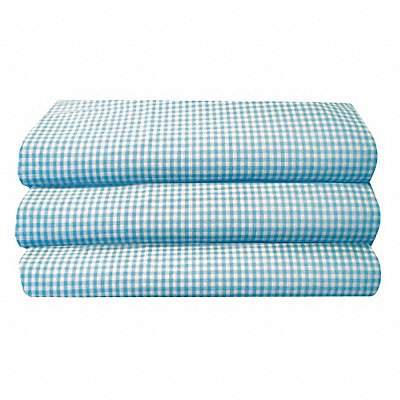 FOUNDATIONS CSSSBG12 Cot Sheet Standard Gingham PK12