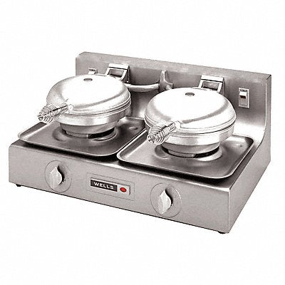 WELLS MANUFACTURING WBWB2E Waffle Baker Double 1800 Watt