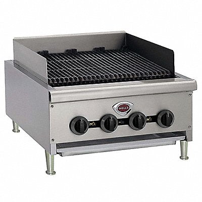 WELLS MANUFACTURING HDCB2430 Radiant CharBroiler 4 Burner 80000 BTU
