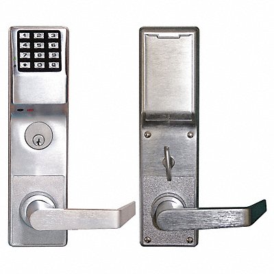 TRILOGY DL4500DBRUS26D Electronic Lock Brushed Chrome 12 Button