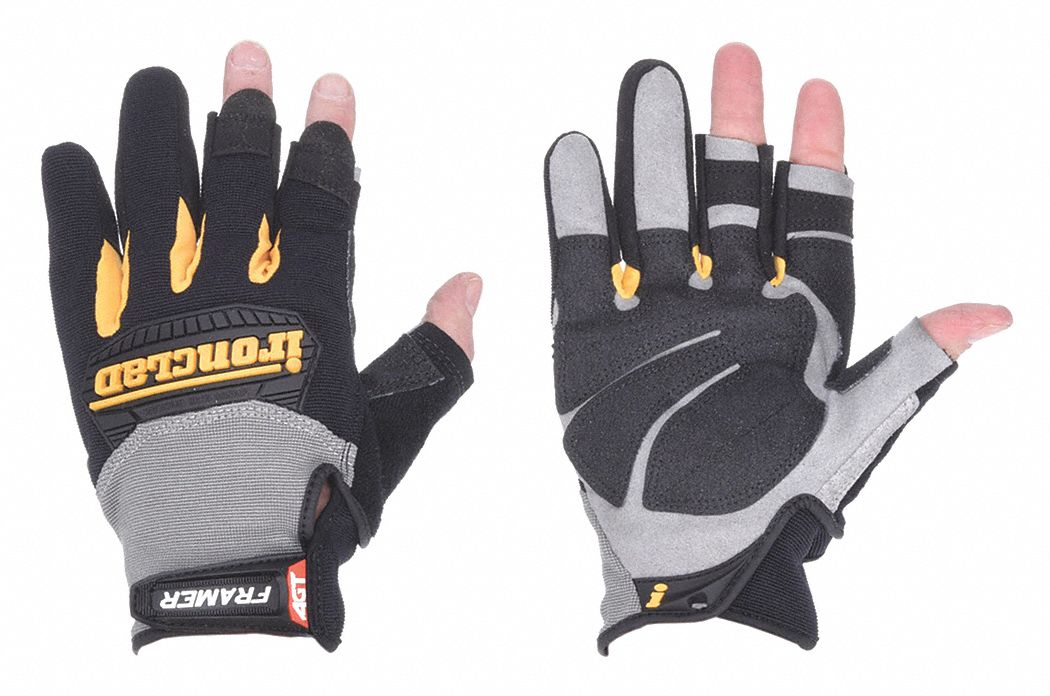 IRONCLAD FUG204L G6882 Mechanics Gloves L/9 8-3/4 PR