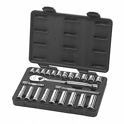 GEARWRENCH 80559 24Pc 8 19Mm 6 12Pt 3/8 Stndrd/Deep Sckt