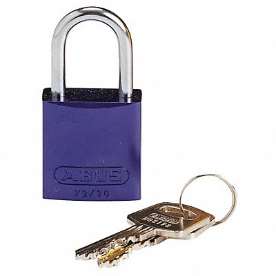 BRADY 133277 K7466 Lockout Padlock KD Purple 1-7/16 H