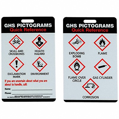 BRADY 133208 Trng DVD GHS Hazard Communication PK10