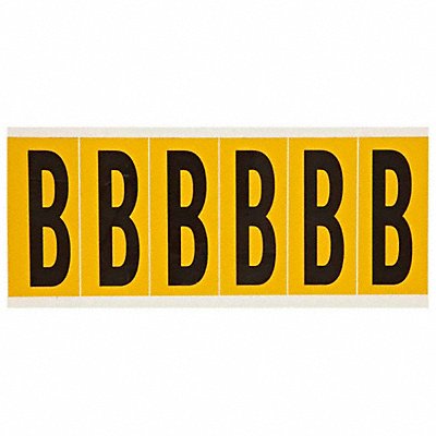 BRADY 1550C Letter Label C 1-1/2 in W x 3-1/2 in H