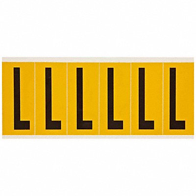 BRADY 1550M Letter Label M 1-1/2 in W x 3-1/2 in H