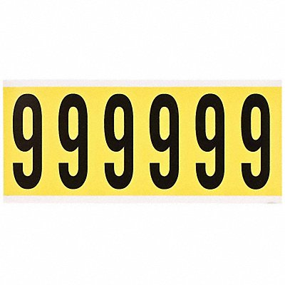 BRADY 3450A Letter Label A 1-1/2 in W x 3-1/2 in H
