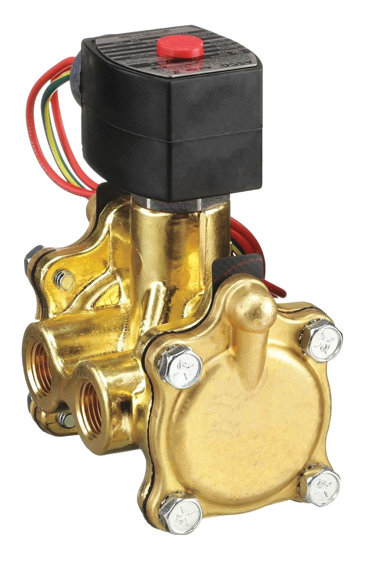 REDHAT EF8316G0541206011050DA Solenoid Valve Brass NC Air Inert Gas