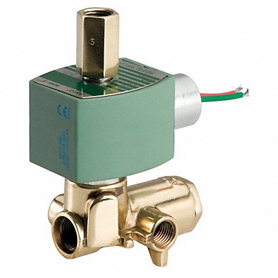 REDHAT EF8345G001MO1206011050DA Solenoid Valve with ManualOperator Brass