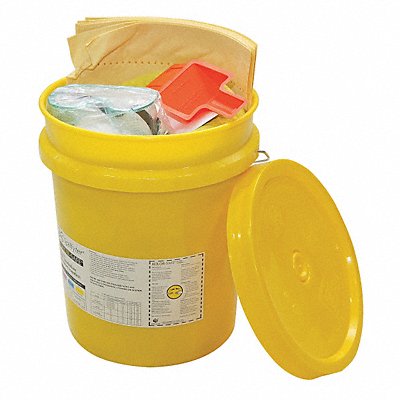 SPILFYTER 270006 Dry Base Neutralizer Spill Kit Bucket