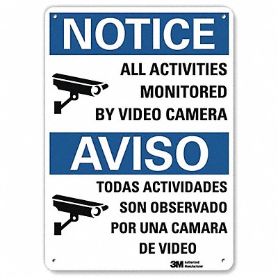 LYLE U11006NA10x14 Notice Sign 14 in x 10 in Aluminum