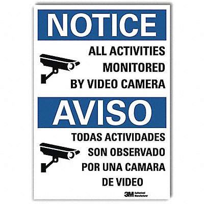 LYLE U11006RD7X10 Notice Sign 10inx7in Reflective Sheeting