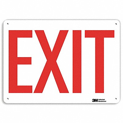 LYLE U11008NA10x7 Notice Sign 7 in x 10 in Aluminum