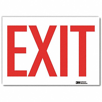 LYLE U11008RD14X10 Exit Sign 10inx14in Reflective Sheeting