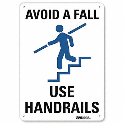 LYLE U11023NP10X14 Safety Sign 14 inx10 in Plastic