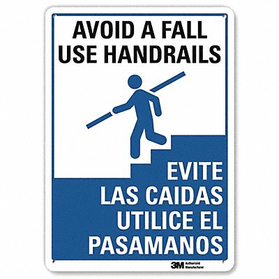 LYLE U11026NP7X10 Safety Sign 10 inx7 in Plastic