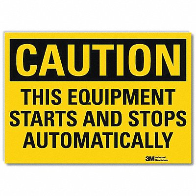 LYLE U11031RA10X7 Facility Sign 7 in x 10 in Aluminum