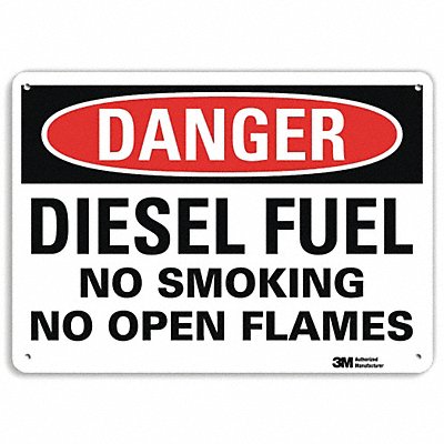 LYLE U11037NP14X10 Danger Sign 10 inx14 in Plastic