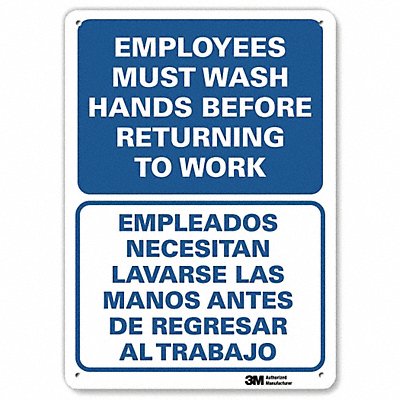 LYLE U11046NA10x14 Notice Sign 14 in x 10 in Aluminum