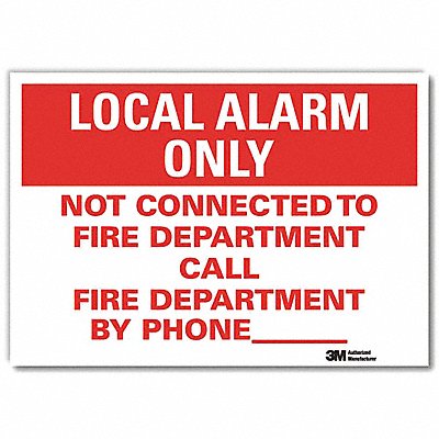 LYLE U11048RD7X5 Notice Sign 14inx7in Reflective Sheeting
