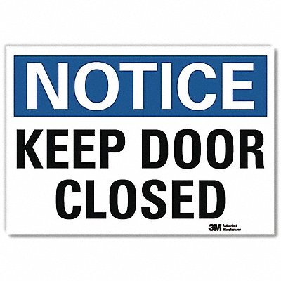 LYLE U11068RD14X10 Notice Sign 10x14in Reflective Sheeting