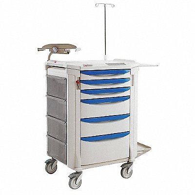 METRO FLANES1 Anesthesia Cart H 45-1/4 x W 32-1/4
