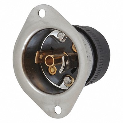 HUBBELL HBL7551 Midget Locking Flgd Inlet Nema Ml-2P