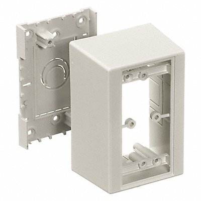 HUBBELL WIRING DEVICE-KELLEMS PDB12D Weatherproof Electrical Box White 3.25 W