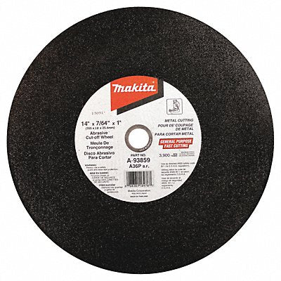 MAKITA A938595 A-93859-5 14-Inch Cut Off Wheel PK5