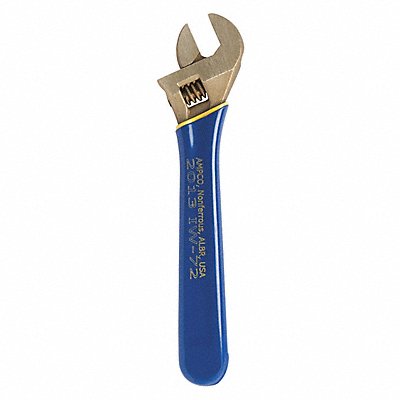 AMPCO IW72 Adjustable Wrench Aluminum Bronze Natural 10