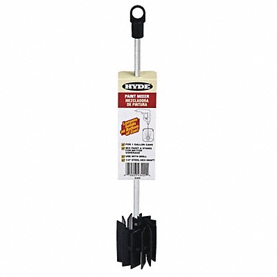 HYDE 43430 Paint Mixer 5/16 Dia 17-1/2 In 5 Gallon