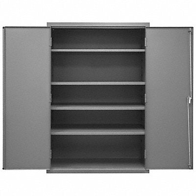 DURHAM MFG 25044S95 Storage Cabinet 84 x48 x24 Grey 4Shlv