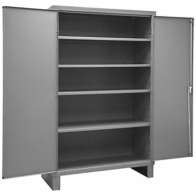 DURHAM MFG 25054S95 Storage Cabinet 78 x48 x24 Grey 4Shlv