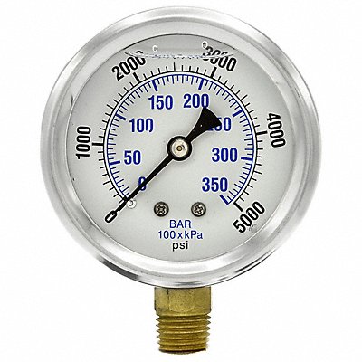 WGTC 251L4POW Differential Pressure Gauge 0 to 5000psi