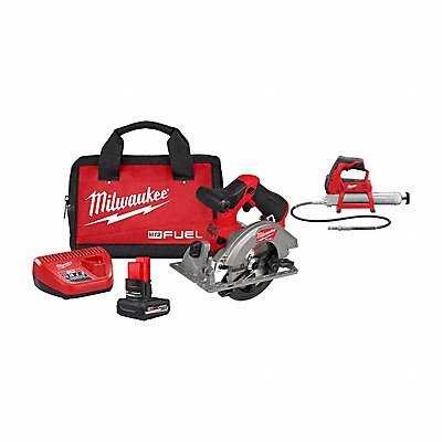 MILWAUKEE 252121HO244620 M12 FUEL Circular Saw Kit+M12 Grease Gun