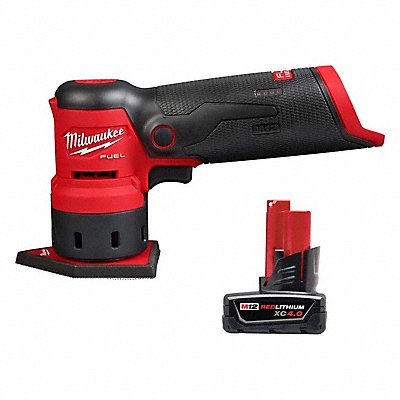 MILWAUKEE 25312000000000 M12 FUEL Orbital Sander M12 XC4.0 Batt