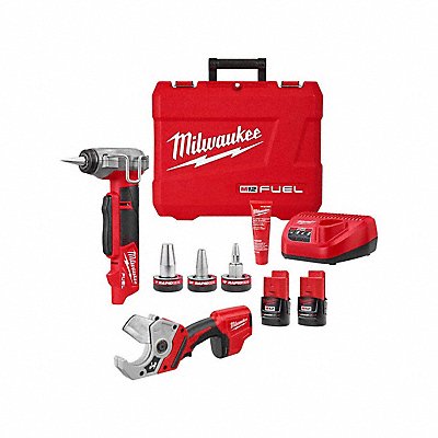 MILWAUKEE 253222000000 M12 FUEL Expander Kit + M12 Pipe Shear