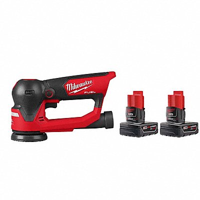 MILWAUKEE 25352048112412 M12 FUEL Detail Sander + M12 Battery 2PK