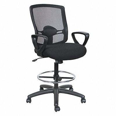 ALERA ALEET4614 Mesh Stool Fixed Arms Black