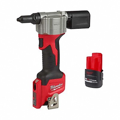 MILWAUKEE 25502000000000 M12 Rivet Tool + M12 HO CP2.5 Battery