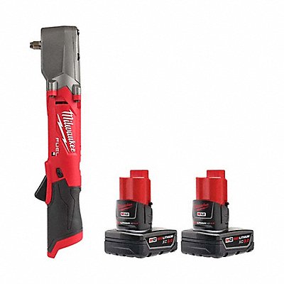 MILWAUKEE 25642048112412 M12 FUEL 3/8 Impact Wrench+Battery 2PK