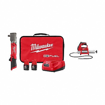 MILWAUKEE 256522244620 M12 FUEL Impact Wrench + M12 Grease Gun