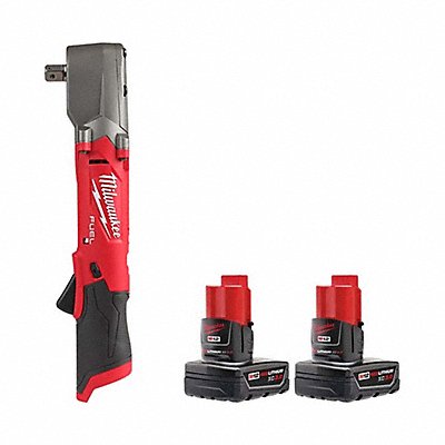 MILWAUKEE 2565P2048112412 M12 FUEL 1/2 Impact Wrench + Battery2PK
