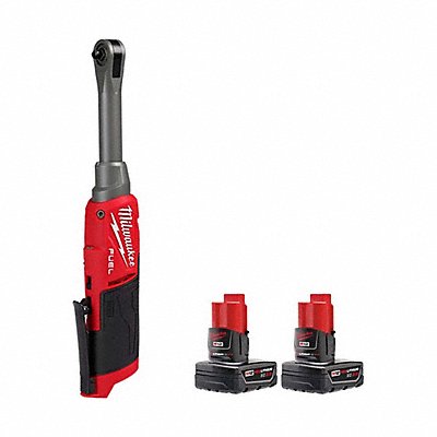MILWAUKEE 25682048112412 M12 FUEL 1/4 Ratchet + M12 Battery 2PK